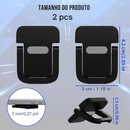 2 Peças Suporte Portátil para Laptop | Ergonomia e Organização de Mesa Compatível com Todos os Modelos