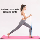 Faixa Elástica em Formato 8 – Tensionador Multifuncional para Correção de Postura, Alongamento e Fortalecimento Muscular