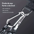 Extensor Elástico com Pedal para Exercícios – Faixa de Resistência Multifuncional para Treino em Casa, Abdômen, Pernas e Braços