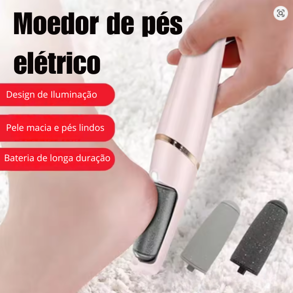 Lixador Elétrico para Pés – Removedor de Calos e Pele Morta com Lixa Rotativa