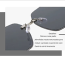 Designer Óculos de Sol Feminino – Estilo Moderno, Lentes Grandes, UV400, Elegância e Sofisticação