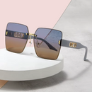 Designer Óculos de Sol Feminino – Estilo Moderno, Lentes Grandes, UV400, Elegância e Sofisticação