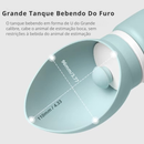 Garrafa de Água Pet para Viagem, Silicone Dobrável, Ideal para Cães e Gatos