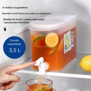 Jarra de Geladeira 3500ml com Torneira – GIANXI para Café, Chá Gelado e Limonada