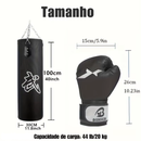 Kit de Saco de Pancadas em Tecido Oxford – Saco de Boxe Oco Resistente para Adultos e Jovens
