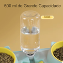 Tigelas Pet 3 em 1 ROJECO – Comedouro Duplo e Dispensador de Água Automático