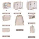 Organizadores de Viagem e Casa 7 Peças – Dobráveis, Portáteis e Multifuncionais