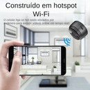 Mini Câmera A9 Inteligente com Wi-Fi – Gravação Sem Fio, Visão Remota e Monitoramento 24h