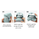 Garrafa de Água Pet para Viagem, Silicone Dobrável, Ideal para Cães e Gatos