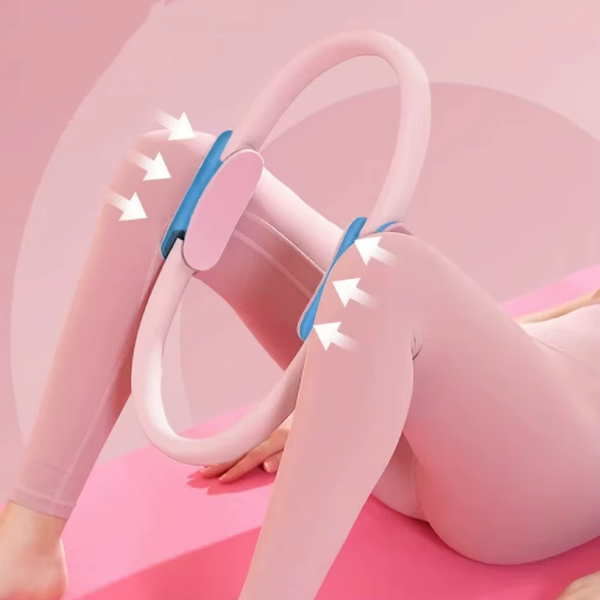 Círculo Mágico de Pilates – Anel de Resistência para Tonificar Pernas, Coxas, Abdômen e Braços | Acessório de Yoga e Treino Funcional