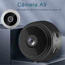 Mini Câmera A9 Inteligente com Wi-Fi – Gravação Sem Fio, Visão Remota e Monitoramento 24h