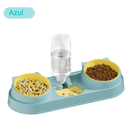 Tigelas Pet 3 em 1 ROJECO – Comedouro Duplo e Dispensador de Água Automático