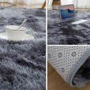 Tapete de Seda e Lã, Antiderrapante e Lavável à Máquina para Quarto, Sala e Infantil