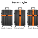 Cinta para Mala Ajustável TSA – Mais Segurança e Menos Preocupação ao Viajar