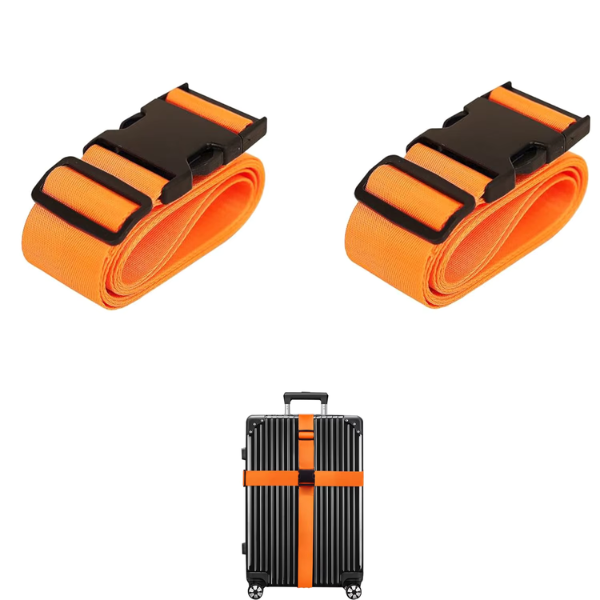 Cinta para Mala Ajustável TSA – Mais Segurança e Menos Preocupação ao Viajar