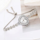 Relógio de Pulso Feminino com Cristais – Luxo, Moda e Elegância