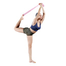 Faixa Elástica Longa de Resistência para Yoga, Pilates e Fisioterapia – Treino de Força e Alongamento para Pernas e Glúteos