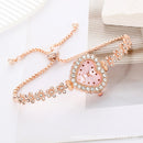 Relógio de Pulso Feminino com Cristais – Luxo, Moda e Elegância