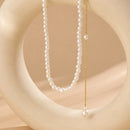 Colar Feminino Sofisticado de Pérolas | Design Y Banhado a Ouro 18K