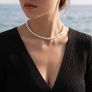 Colar Feminino Sofisticado de Pérolas | Design Y Banhado a Ouro 18K