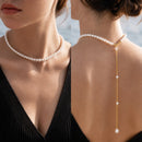 Colar Feminino Sofisticado de Pérolas | Design Y Banhado a Ouro 18K