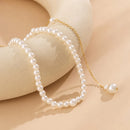 Colar Feminino Sofisticado de Pérolas | Design Y Banhado a Ouro 18K