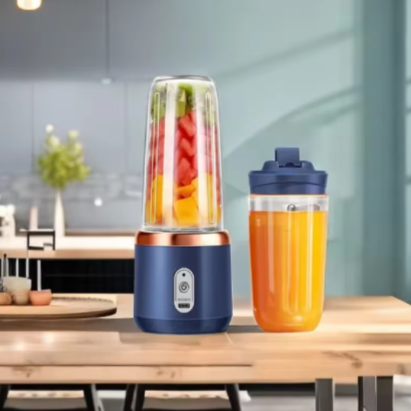 Liquidificador Portátil com 6 Lâminas – Copo Mixer Multifuncional para Sucos, Smoothies e Tritura Gelo |