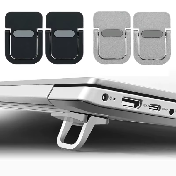 2 Peças Suporte Portátil para Laptop | Ergonomia e Organização de Mesa Compatível com Todos os Modelos