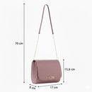 Kit Bolsas Femininas 3 Peças Bolsa Média Transversal e Carteira